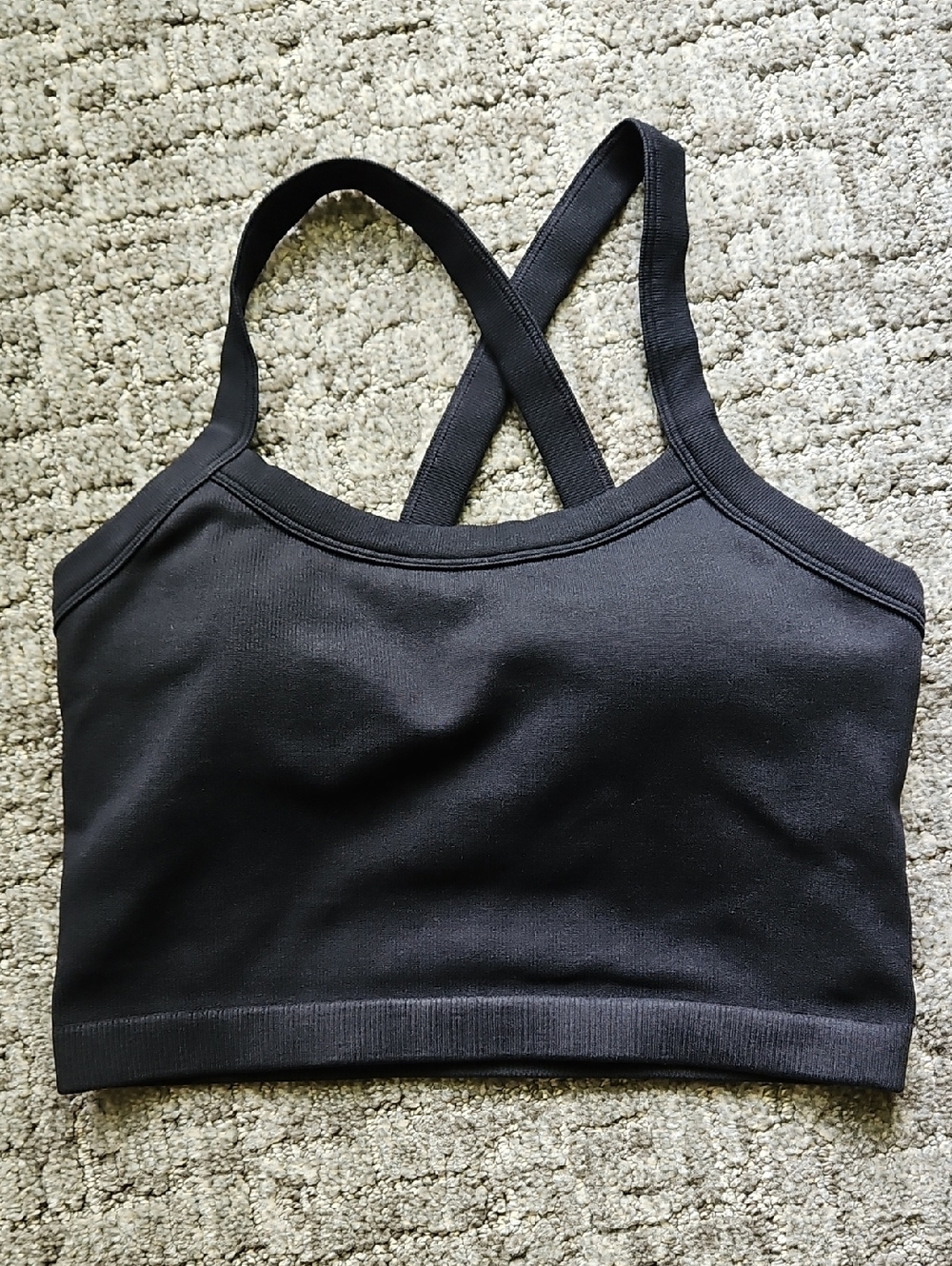 JoyLab Black Crossback Sports Bra